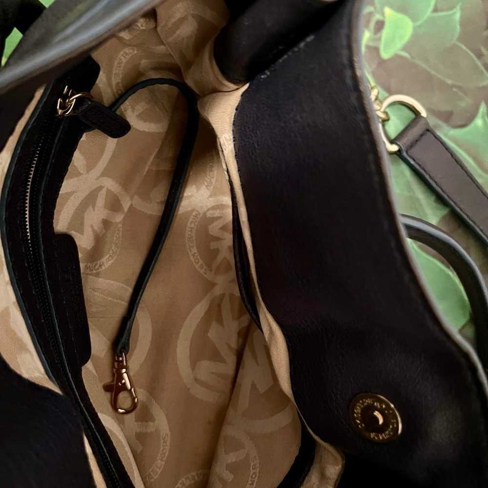 Authentic Michael Kors Hamilton Leather Handbag B… - image 9