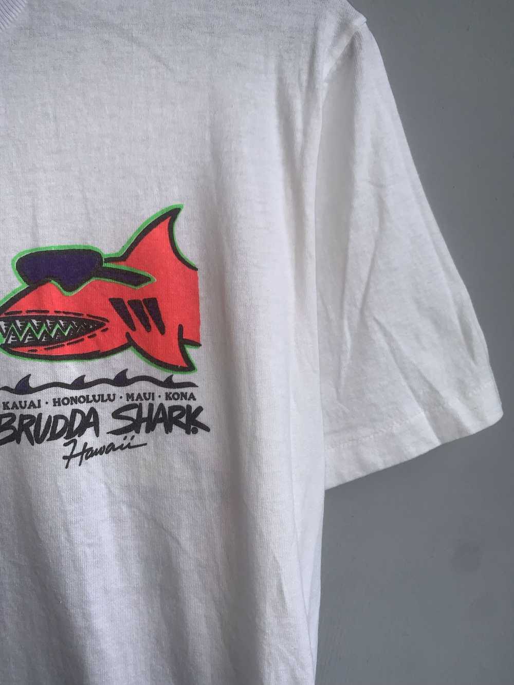 Hawaiian Shirt × Jerzees × Vintage Brudda Shark V… - image 3