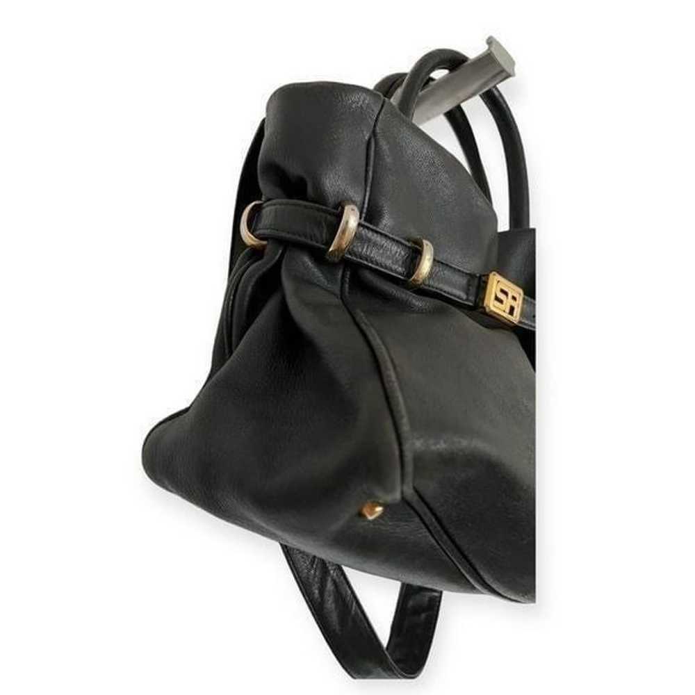 Sonia Rykiel black crossbody bucket bag - image 3