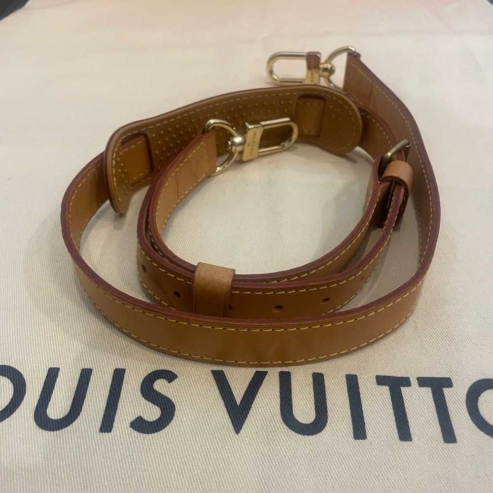 Authentic Louis Vuitton 2-piece Vachetta Leather … - image 1