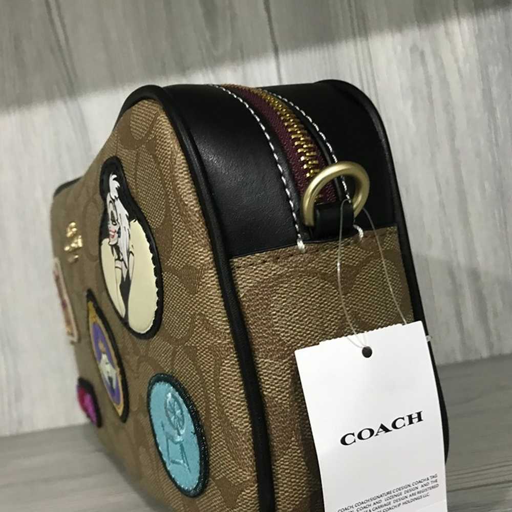 Disney X Coach Jamie Camera Bag In Signature Canv… - image 4