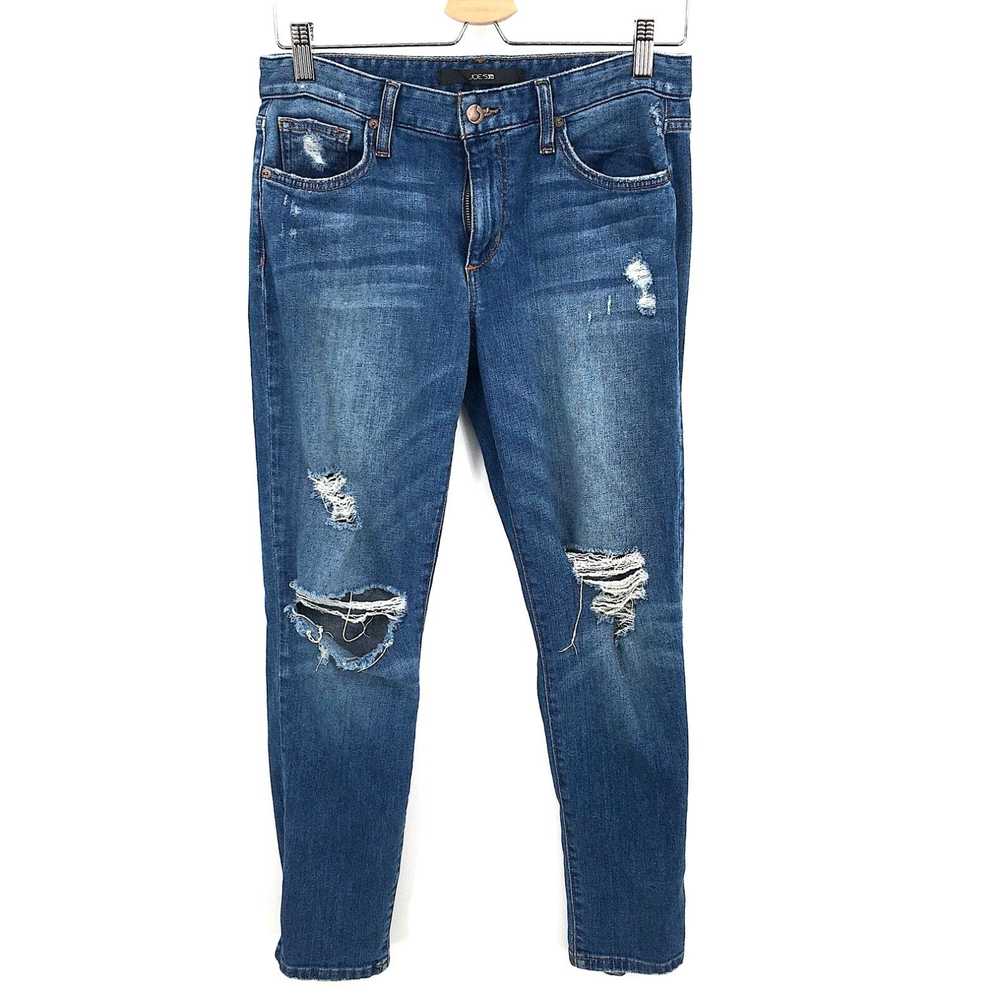 Vintage Joe's Jeans Distressed Jeans dark wash st… - image 1