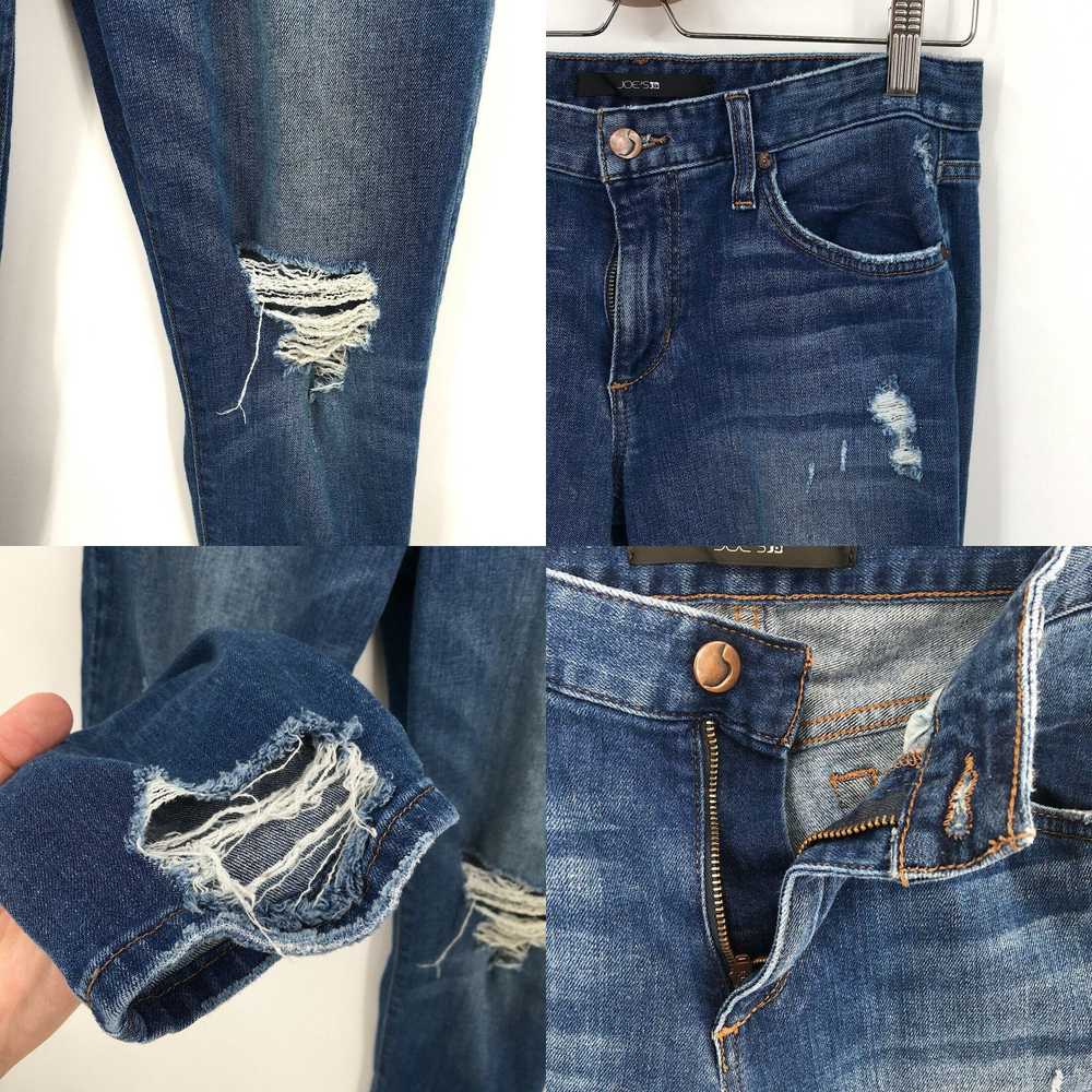 Vintage Joe's Jeans Distressed Jeans dark wash st… - image 4