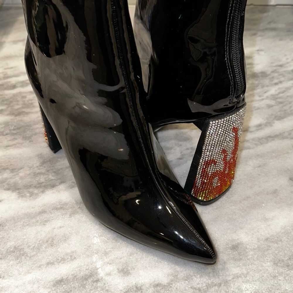 Patent leather boots - image 1