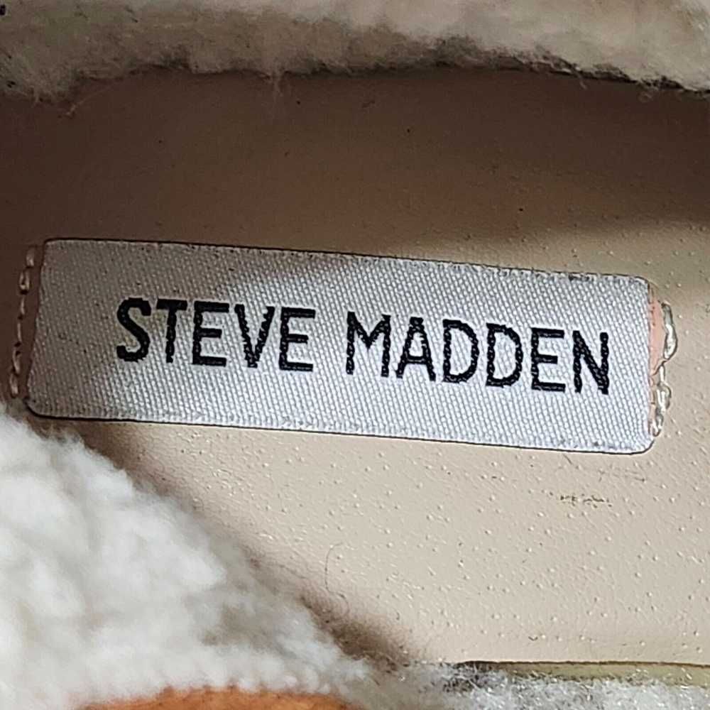 Steve Madden Women's Suede Wedge Sneaker Lakes Co… - image 7