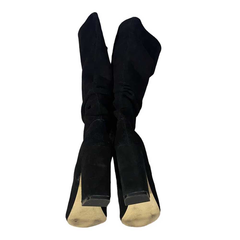 Steve Madden Black Suede Leather Faola Tall Heele… - image 6