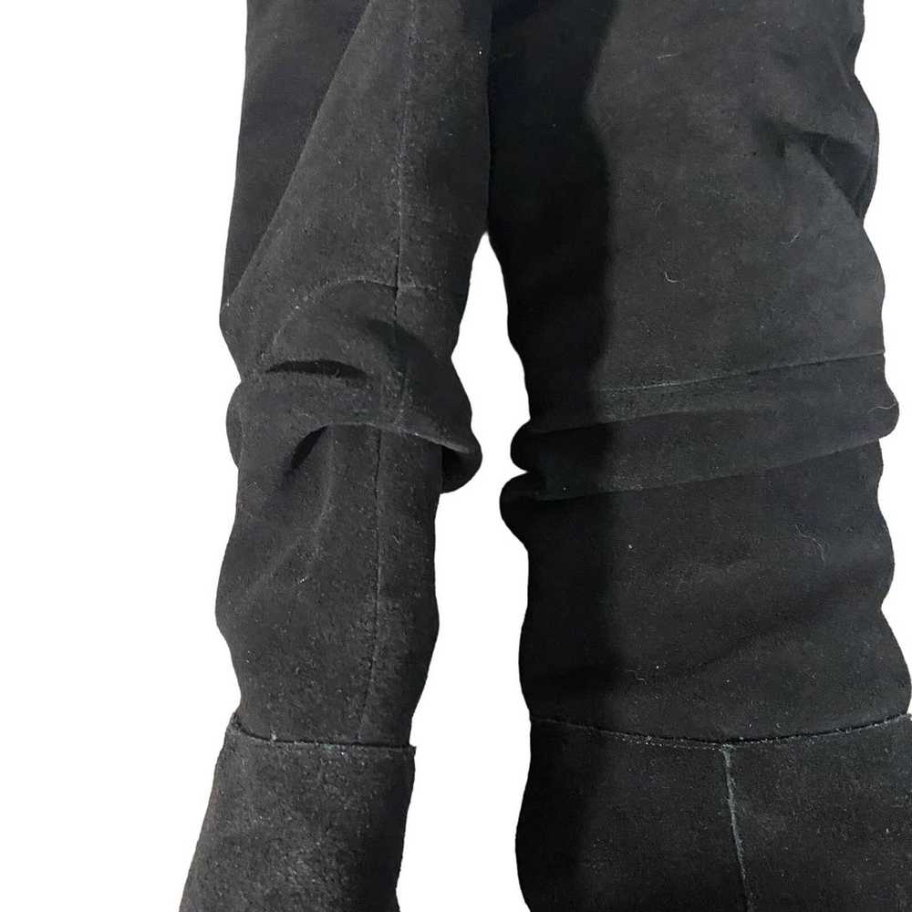 Steve Madden Black Suede Leather Faola Tall Heele… - image 9