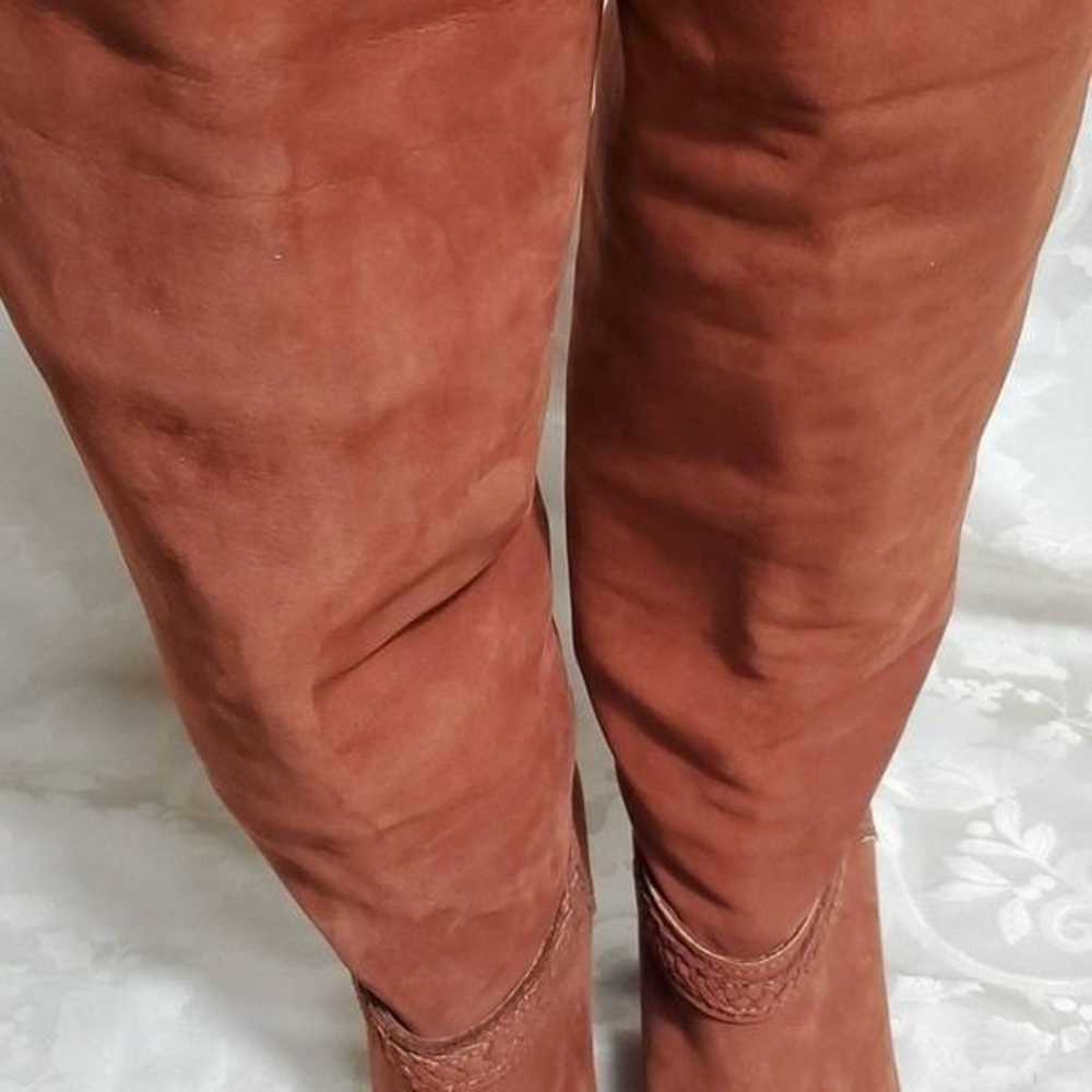 Zodiac Rust Suede Tall Boots - image 4