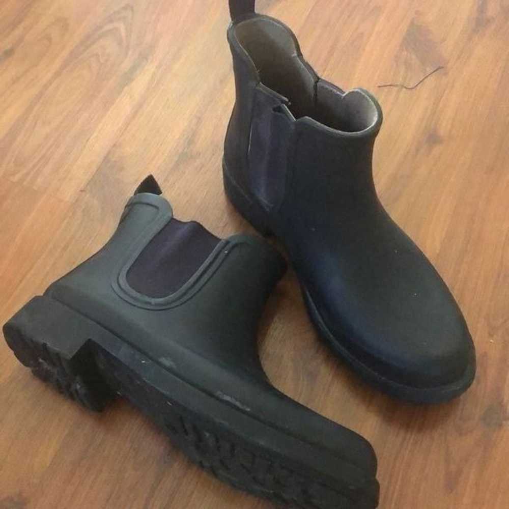 Madewell Chelsea rain boots black size 8 - image 2