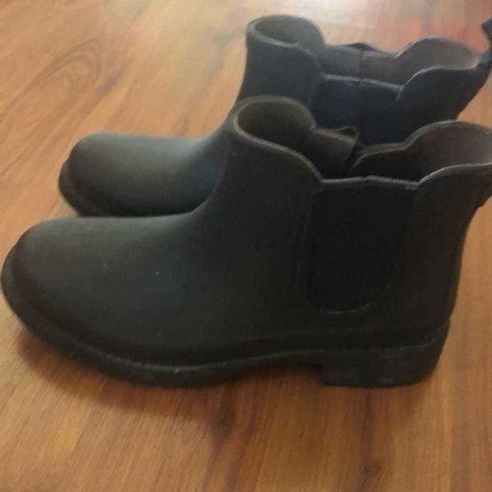 Madewell Chelsea rain boots black size 8 - image 3