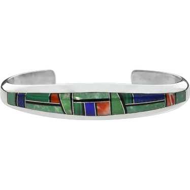 Peter Sanchez Isleta Royston Turquoise Sterling Silver Bracelet Native American Peter Sanchez Isleta Royston Turquoise Sterling Silver Bracelet Native American