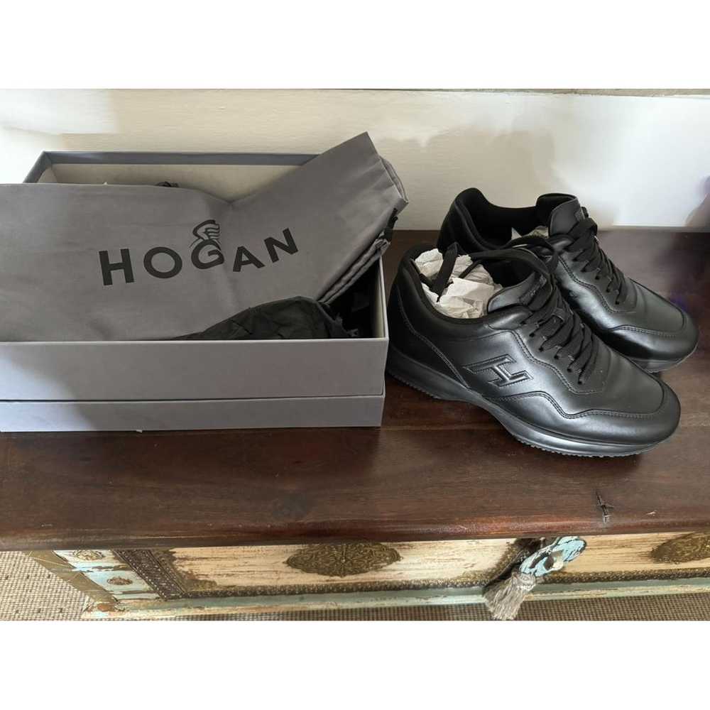 Hogan Leather low trainers - image 3