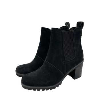 Ugg Hazel Boots Black Suede Chelsea Style Size 8.5
