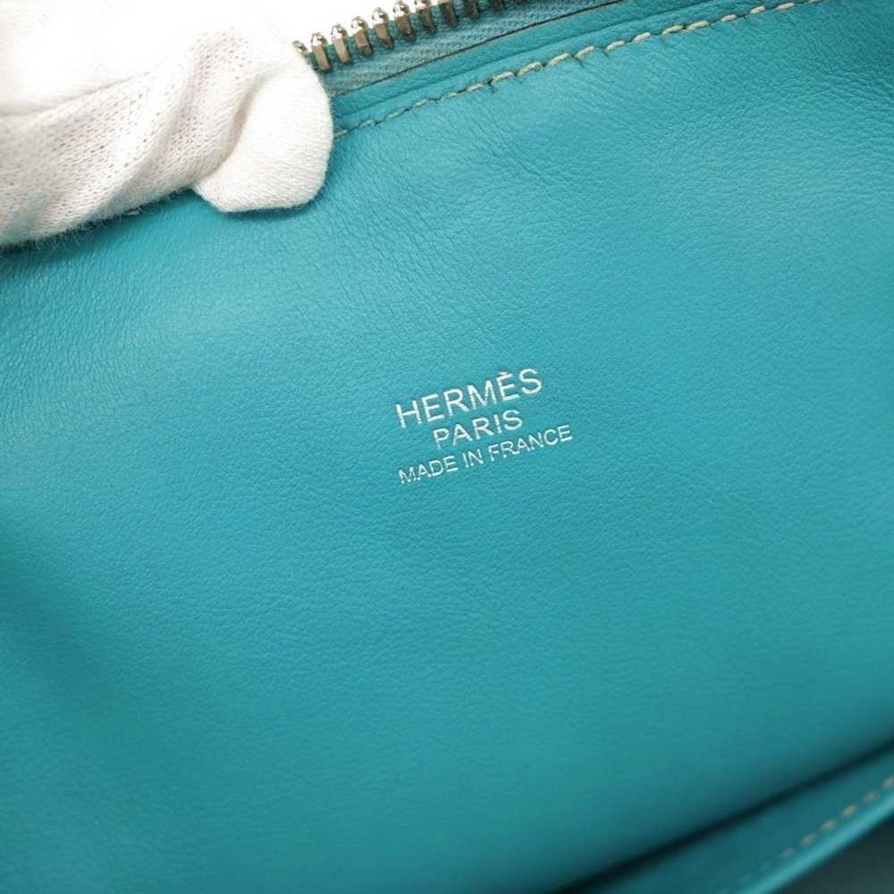 Hermes HERMES Bolide 1923 31 Handbag Blue Jean - image 9