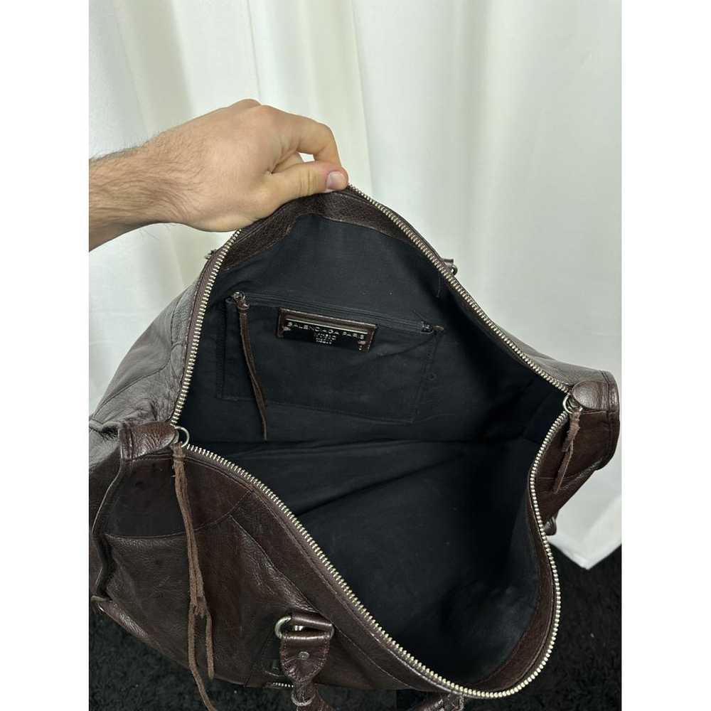 Balenciaga Leather travel bag - image 6