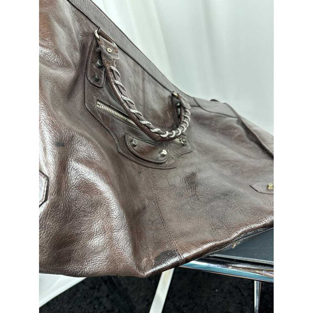 Balenciaga Leather travel bag - image 9