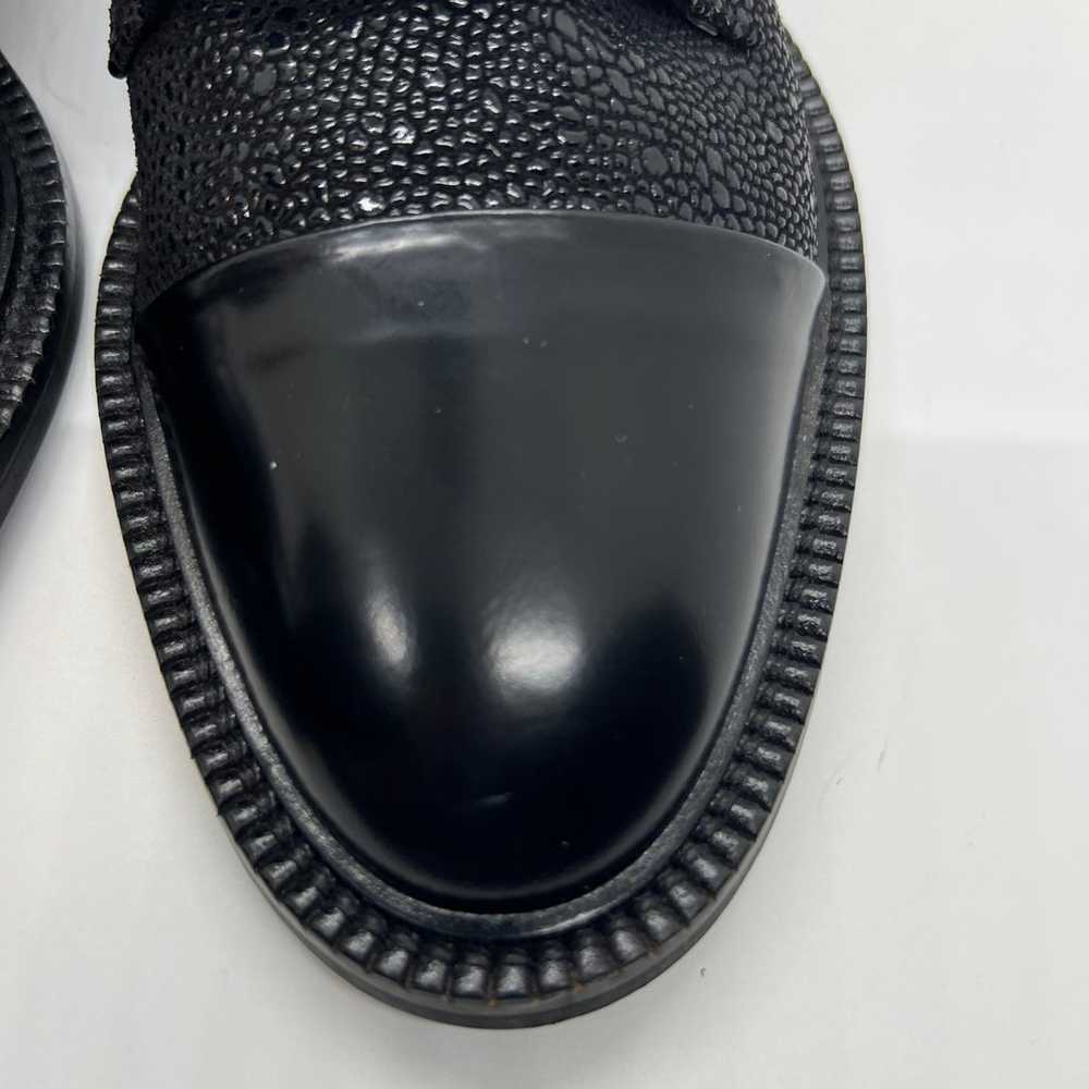 Inch2 Caviar Brogue Black Leather Lace Up Boots S… - image 9