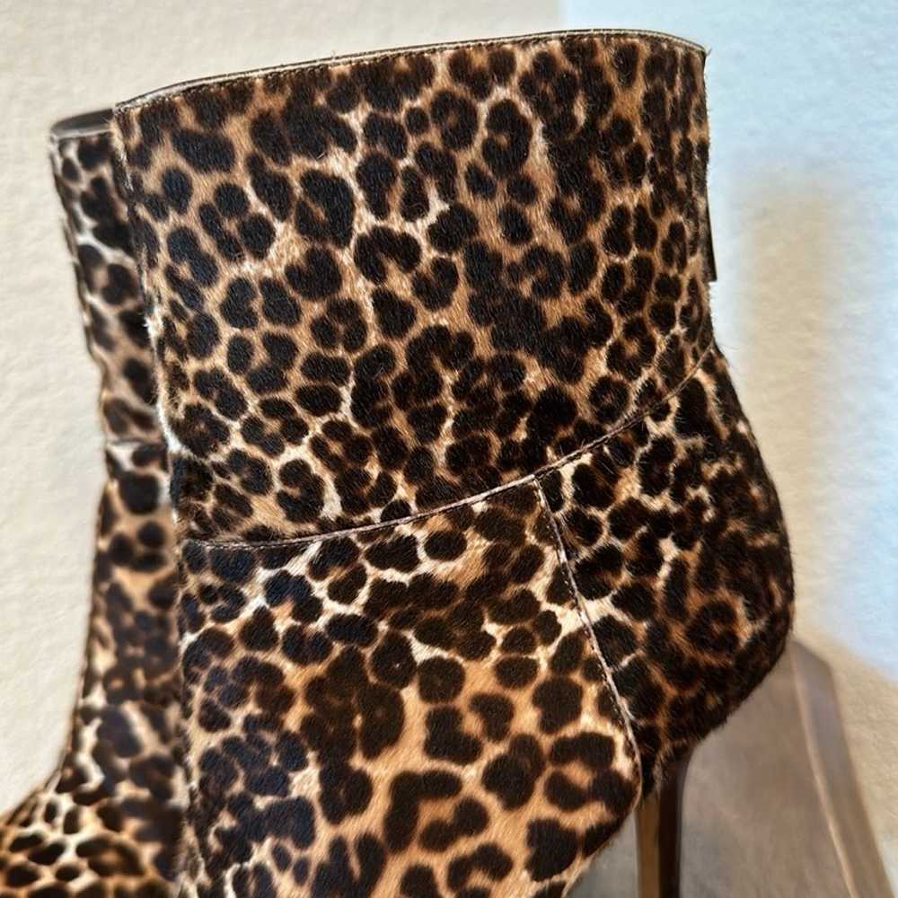 Jimmy Choo Alanis Ankle Bootie Leopard Calf Hair … - image 8