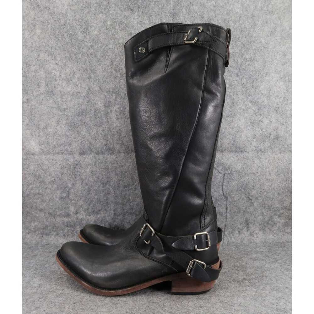 Liberty Black Boots Womens 9.5 Leather Western Ri… - image 4