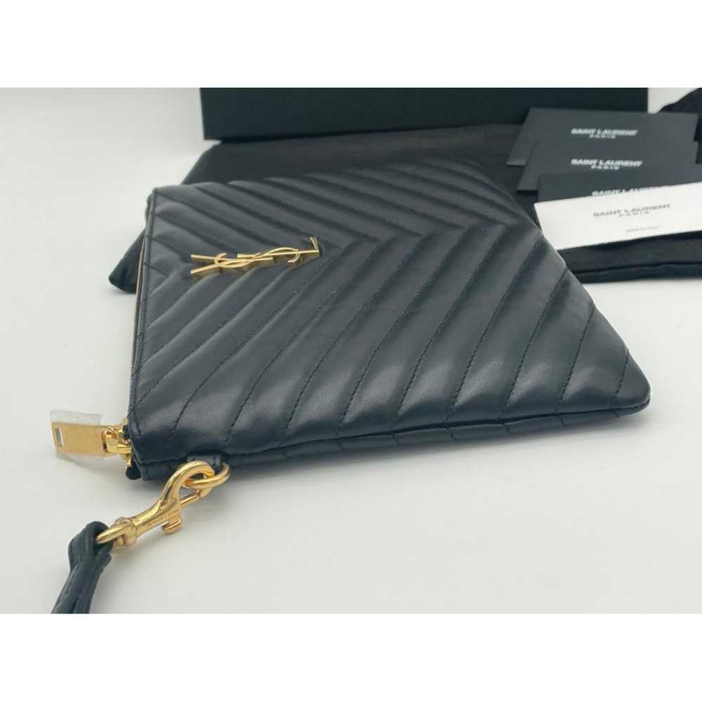 Saint Laurent Leather clutch bag - image 11