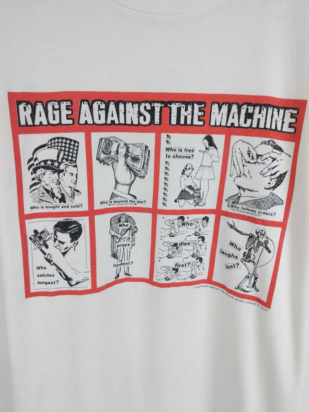 Vintage Vintage 90s Rage Against The Machine RATM… - image 2