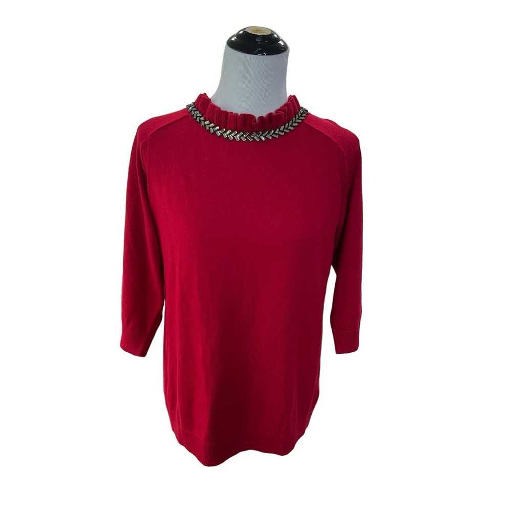 Unbrnd rsvp by Talbots NWT Red Pullover Sweater R… - image 3
