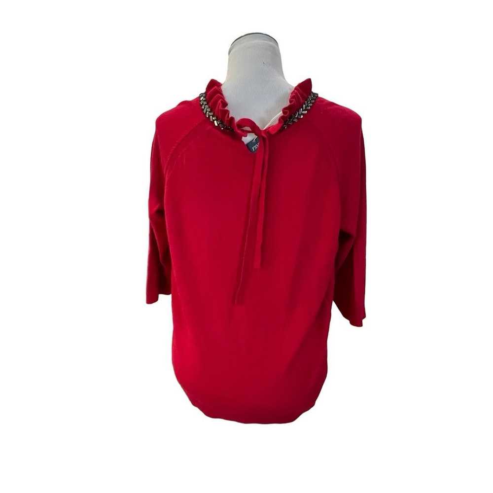 Unbrnd rsvp by Talbots NWT Red Pullover Sweater R… - image 4