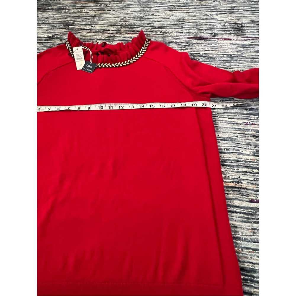 Unbrnd rsvp by Talbots NWT Red Pullover Sweater R… - image 6