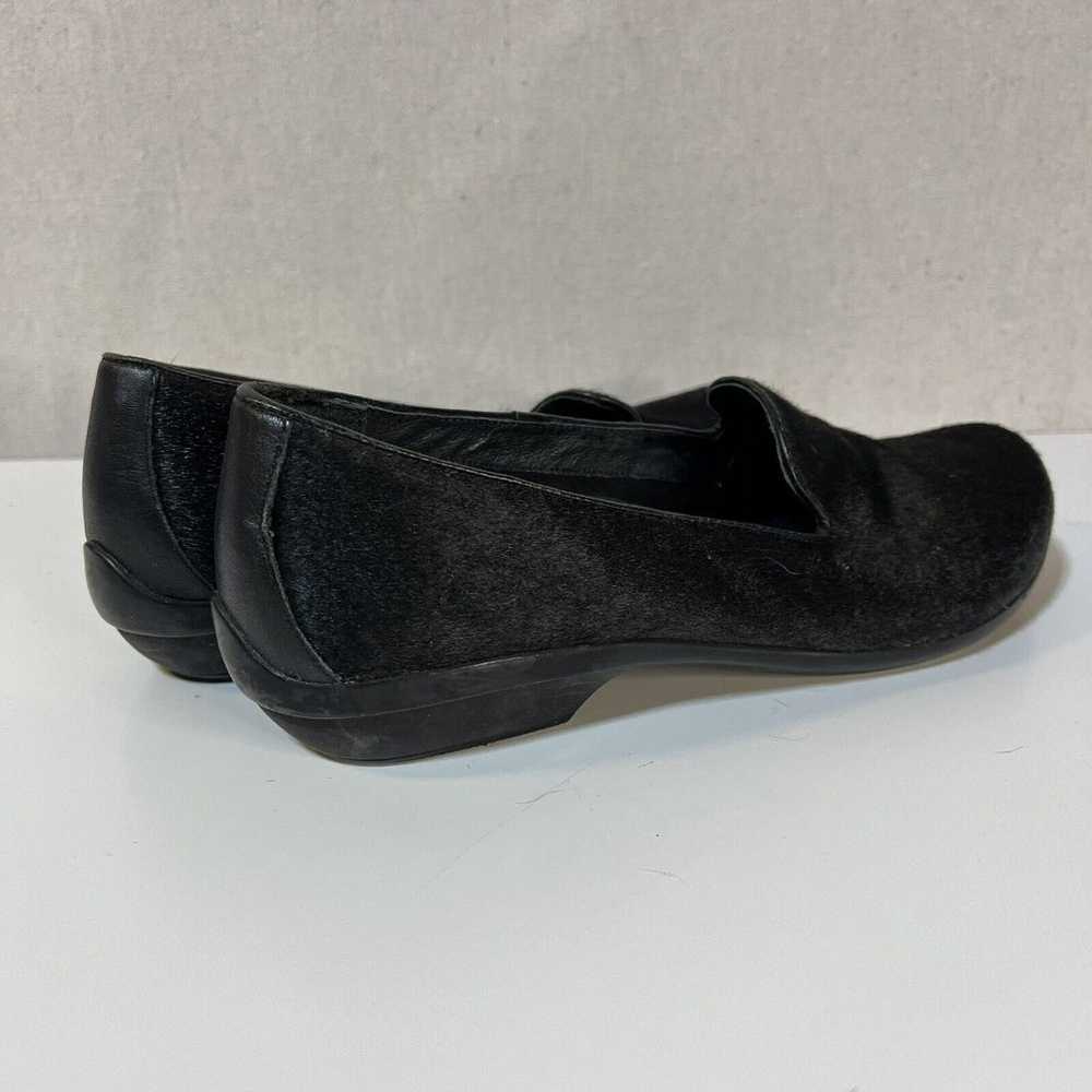 Dansko Olivia Black Calf Hair Loafer Flats Sz. EU… - image 2