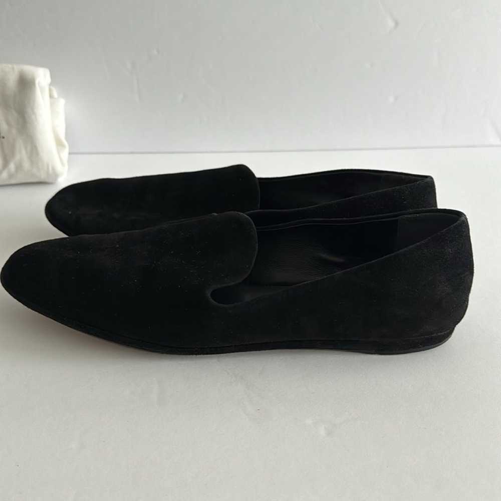 Vince Paz Venetian Loafers Suede Flats Size 9 Bla… - image 8