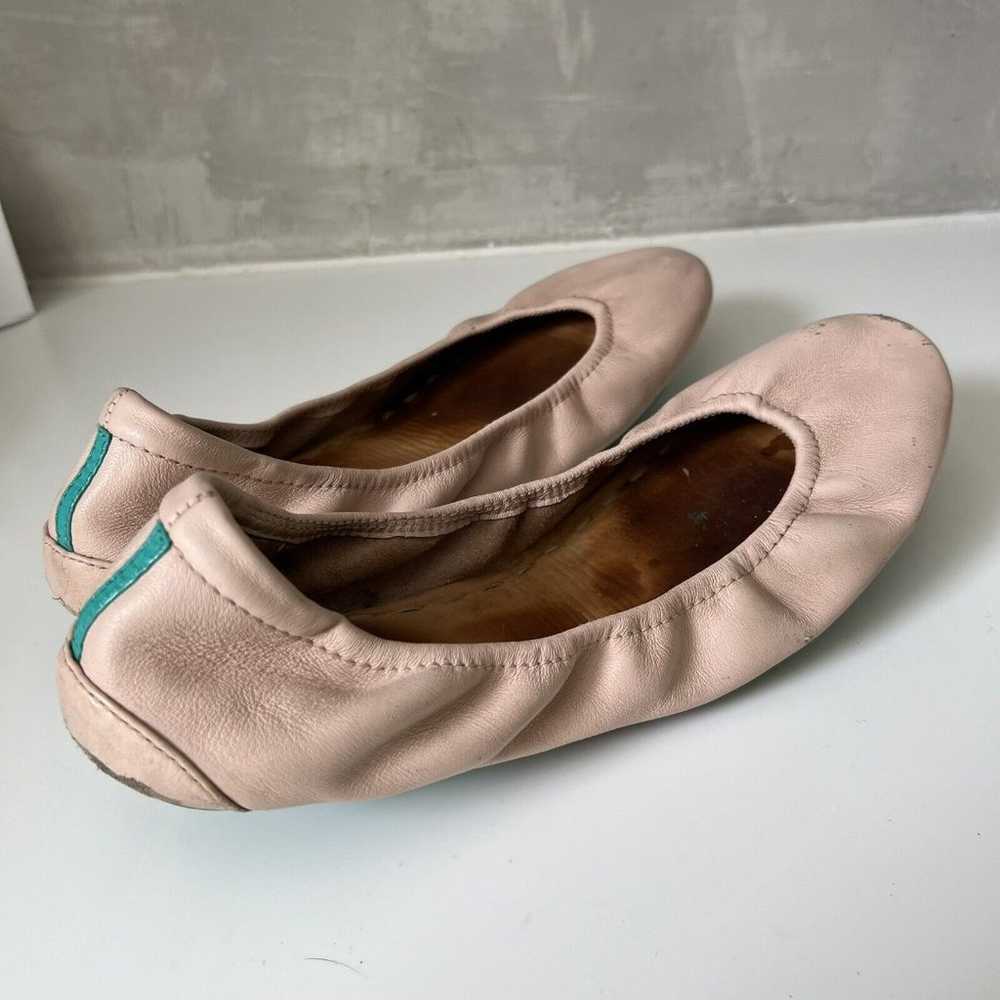 TIEKS Ballerina Pink Ballet Flat Leather Slip On … - image 1