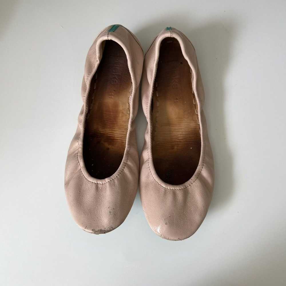 TIEKS Ballerina Pink Ballet Flat Leather Slip On … - image 2