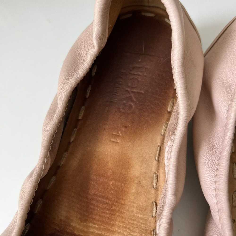 TIEKS Ballerina Pink Ballet Flat Leather Slip On … - image 4