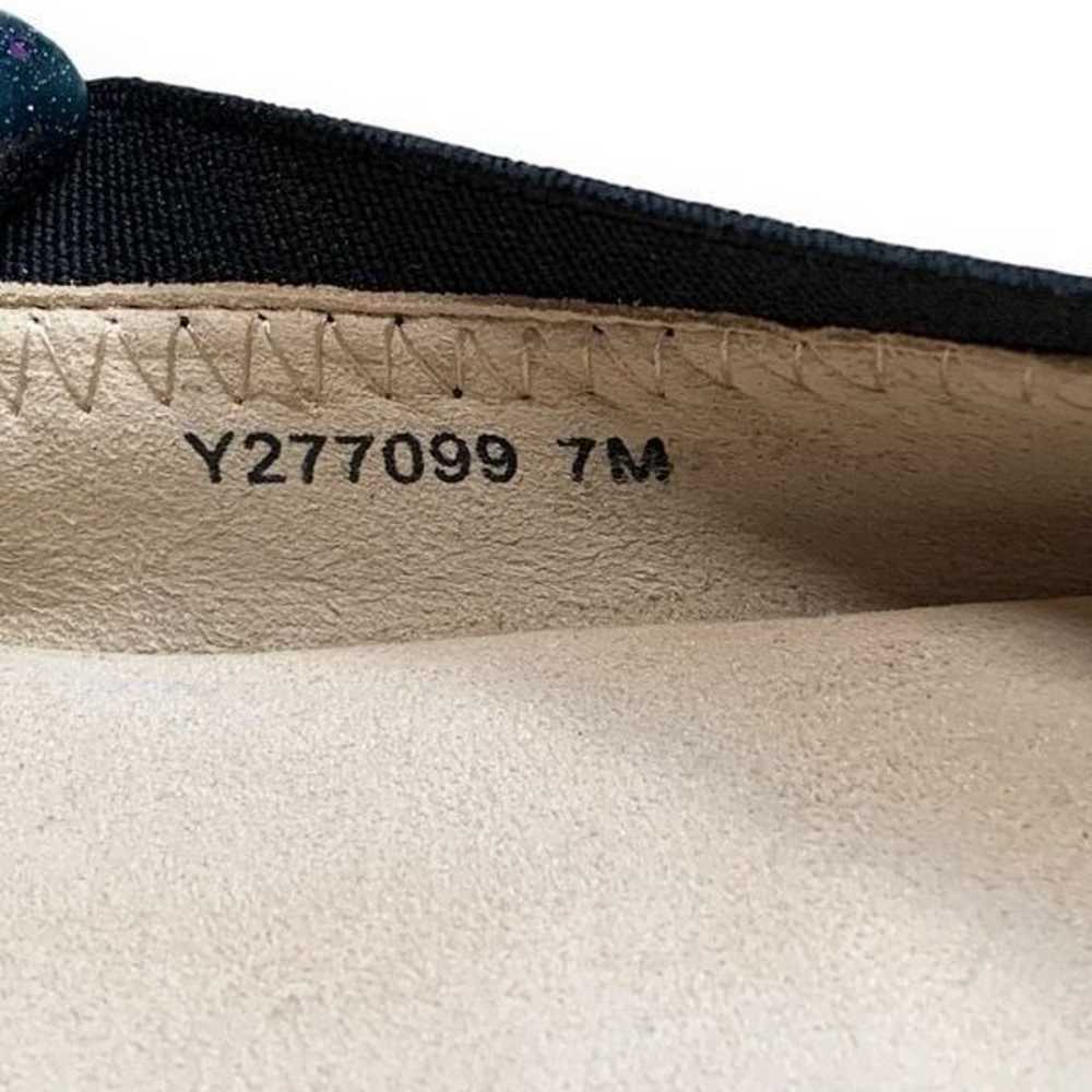 Stuart Weizmann Ballet Flat Shoes Cream Black Lea… - image 9
