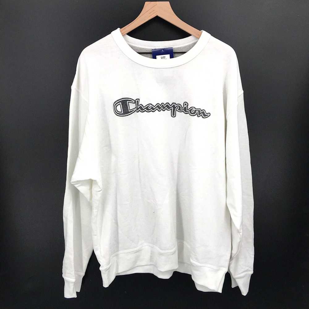 Champion NEW Champion pull-over embroidered scrip… - image 1