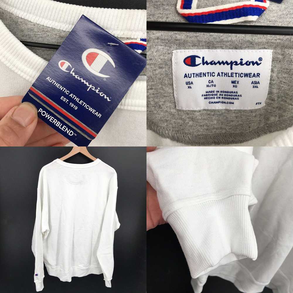 Champion NEW Champion pull-over embroidered scrip… - image 4