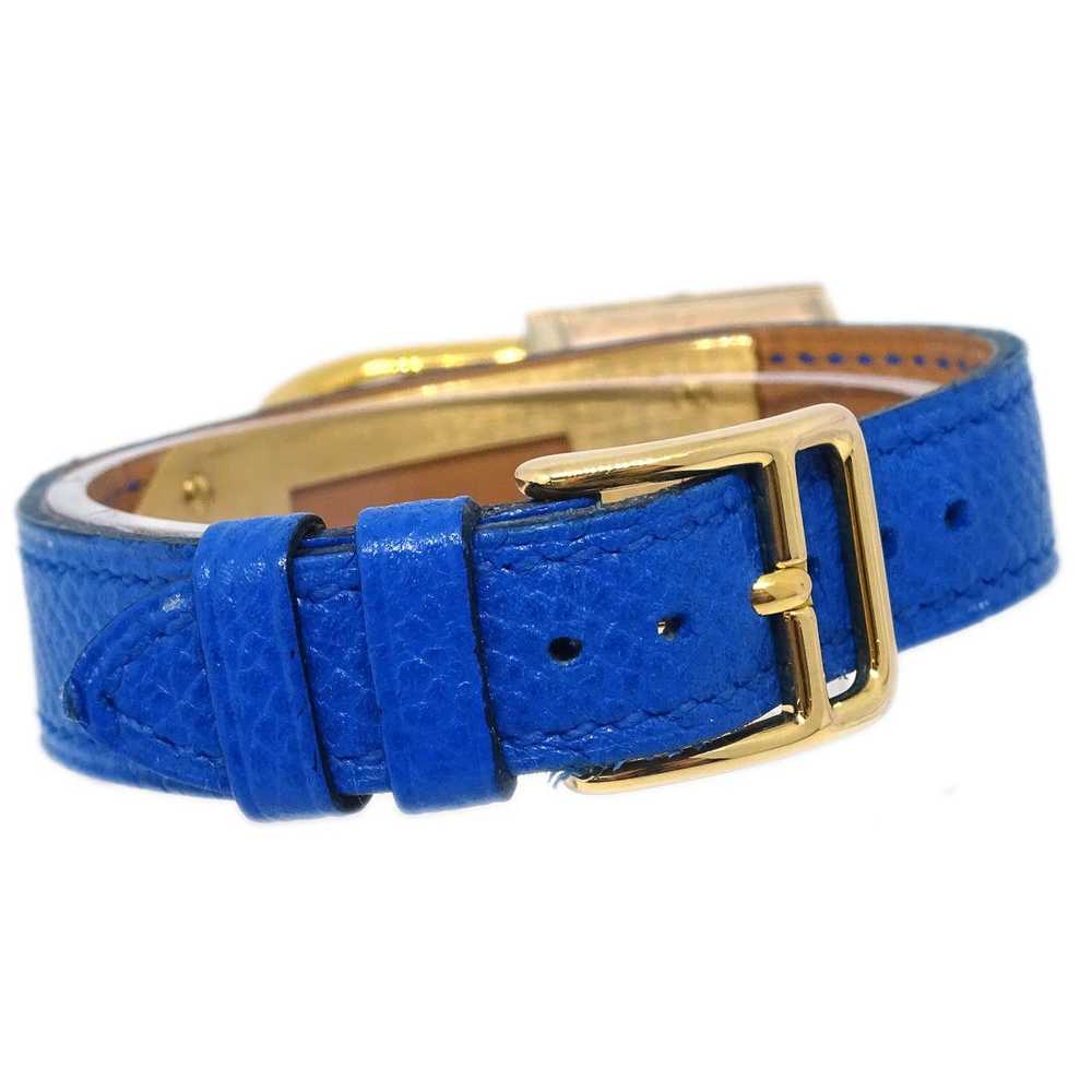 Hermes HERMES 1997 Kelly Watch Blue Courchevel 11… - image 3