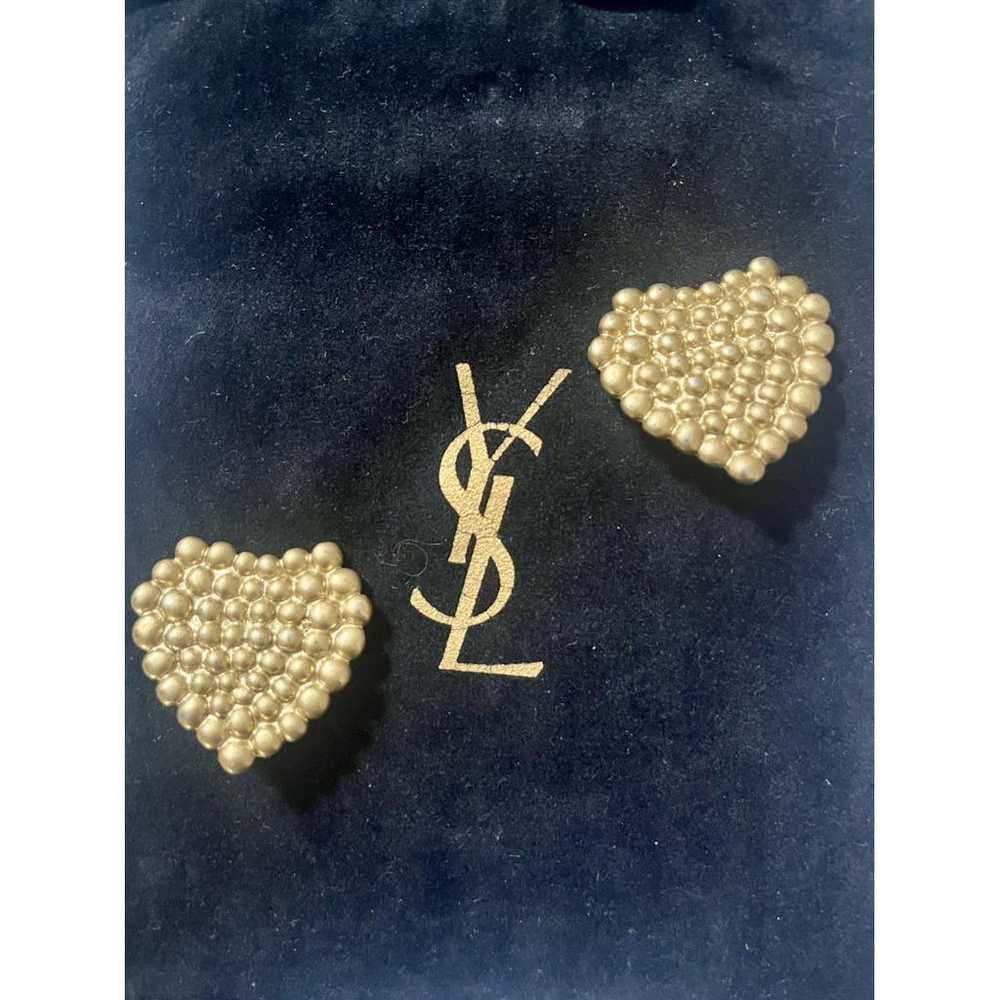 Yves Saint Laurent Arty earrings - image 2