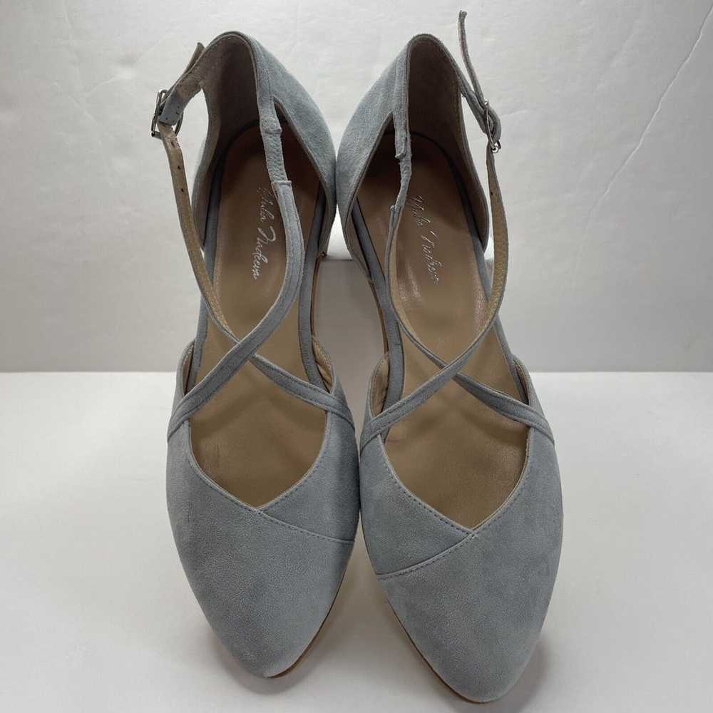 Yulia Nadeeva Light Blue Suede Leather Wedding Br… - image 2