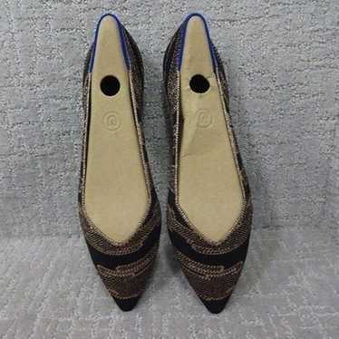 Rothy's The Point Women's Size 10 US Golden Shimm… - image 1