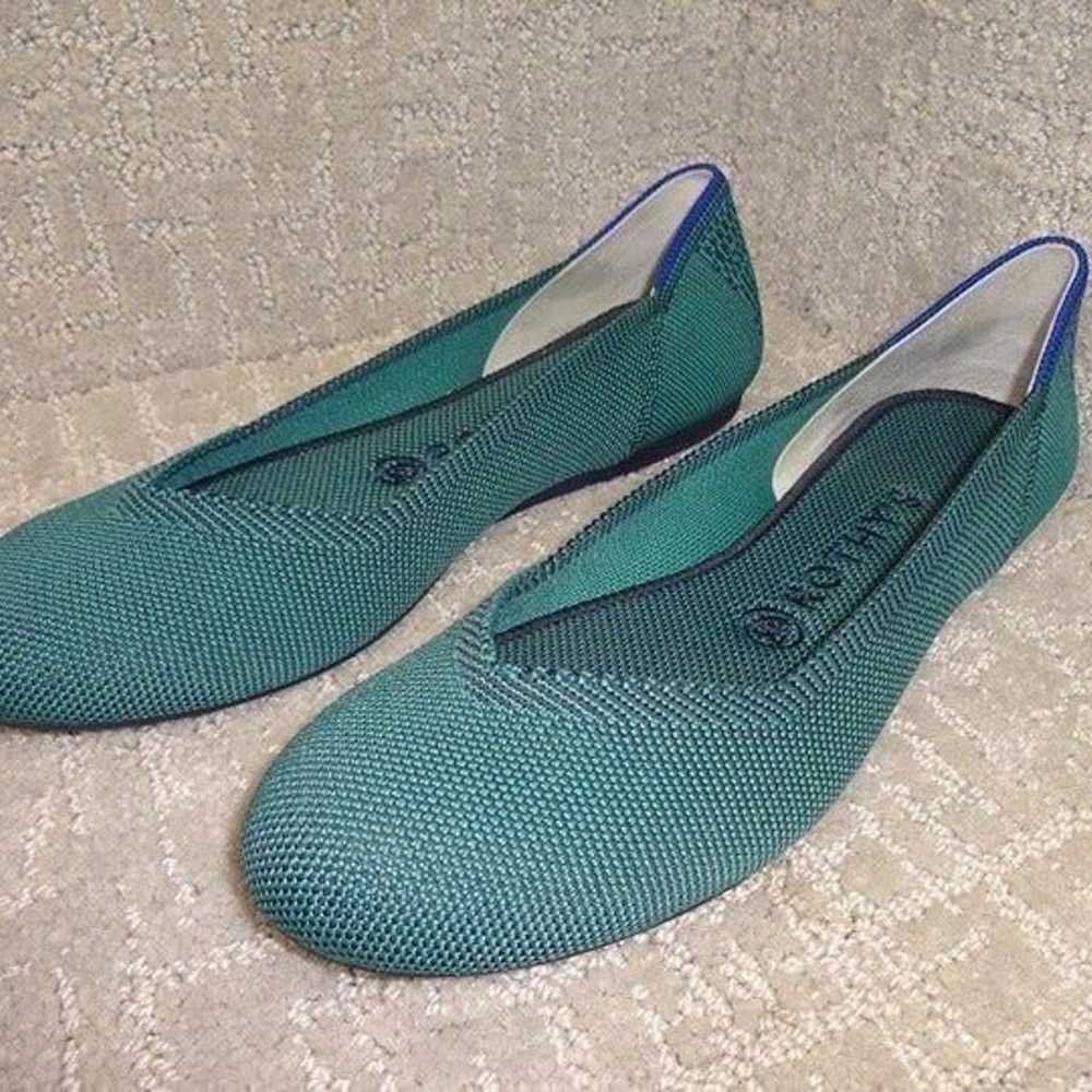 Rothys The Flat Women's Size 8 US Emerald Green R… - image 10