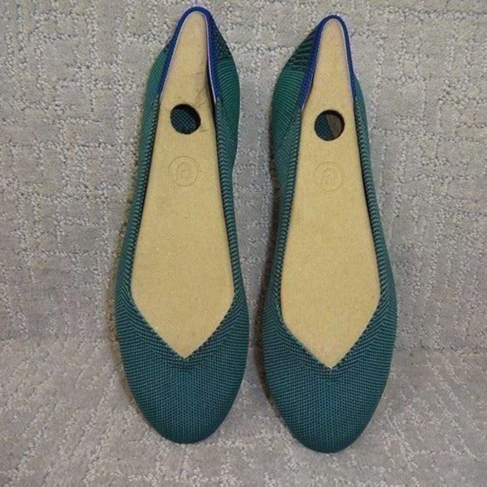 Rothys The Flat Women's Size 8 US Emerald Green R… - image 1