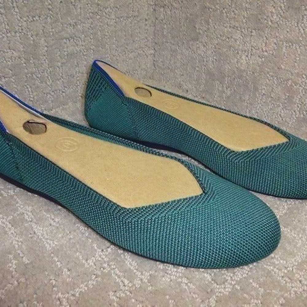 Rothys The Flat Women's Size 8 US Emerald Green R… - image 7