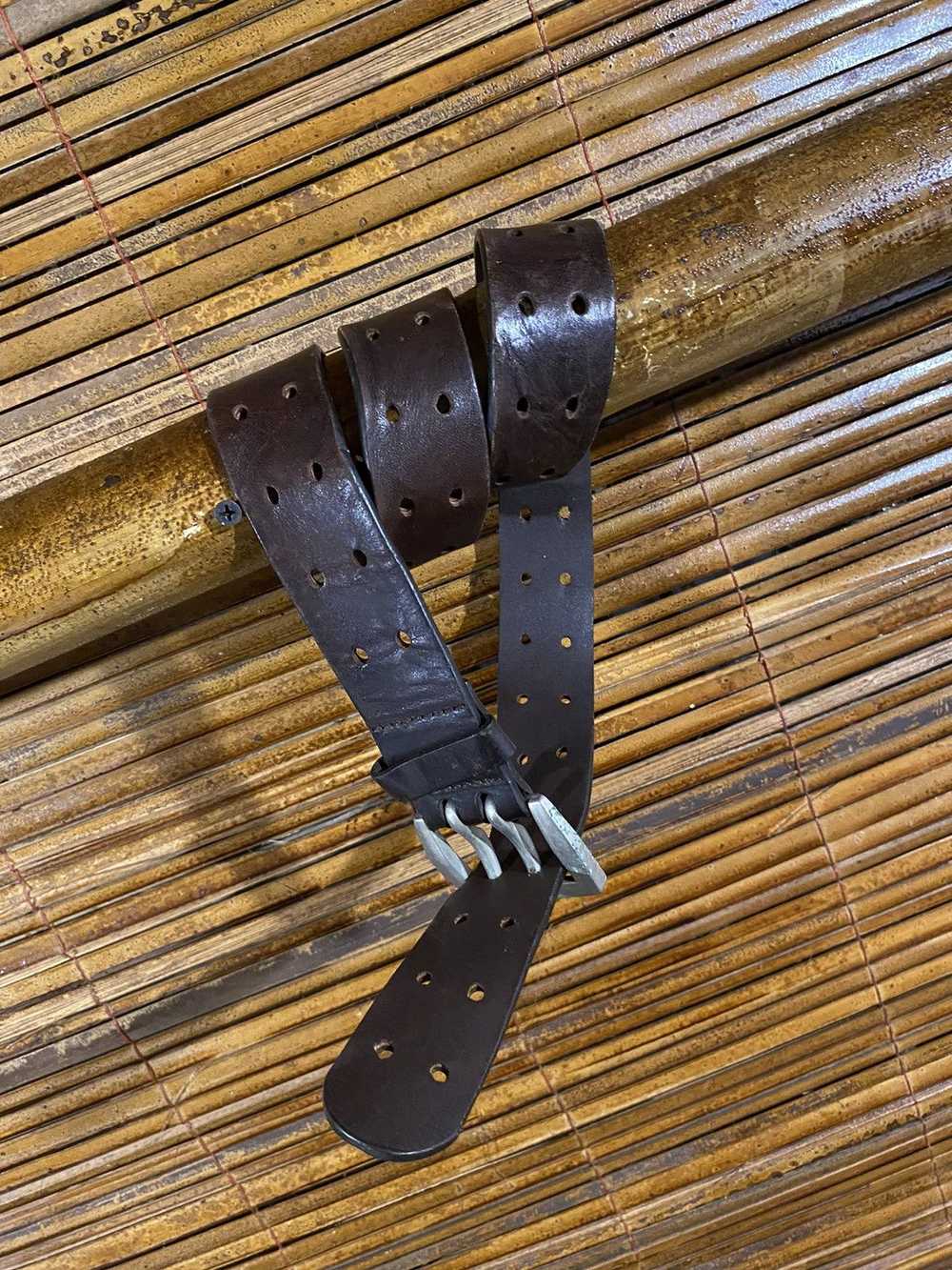 Japanese Brand × Vintage Vintage Lather belt - image 4