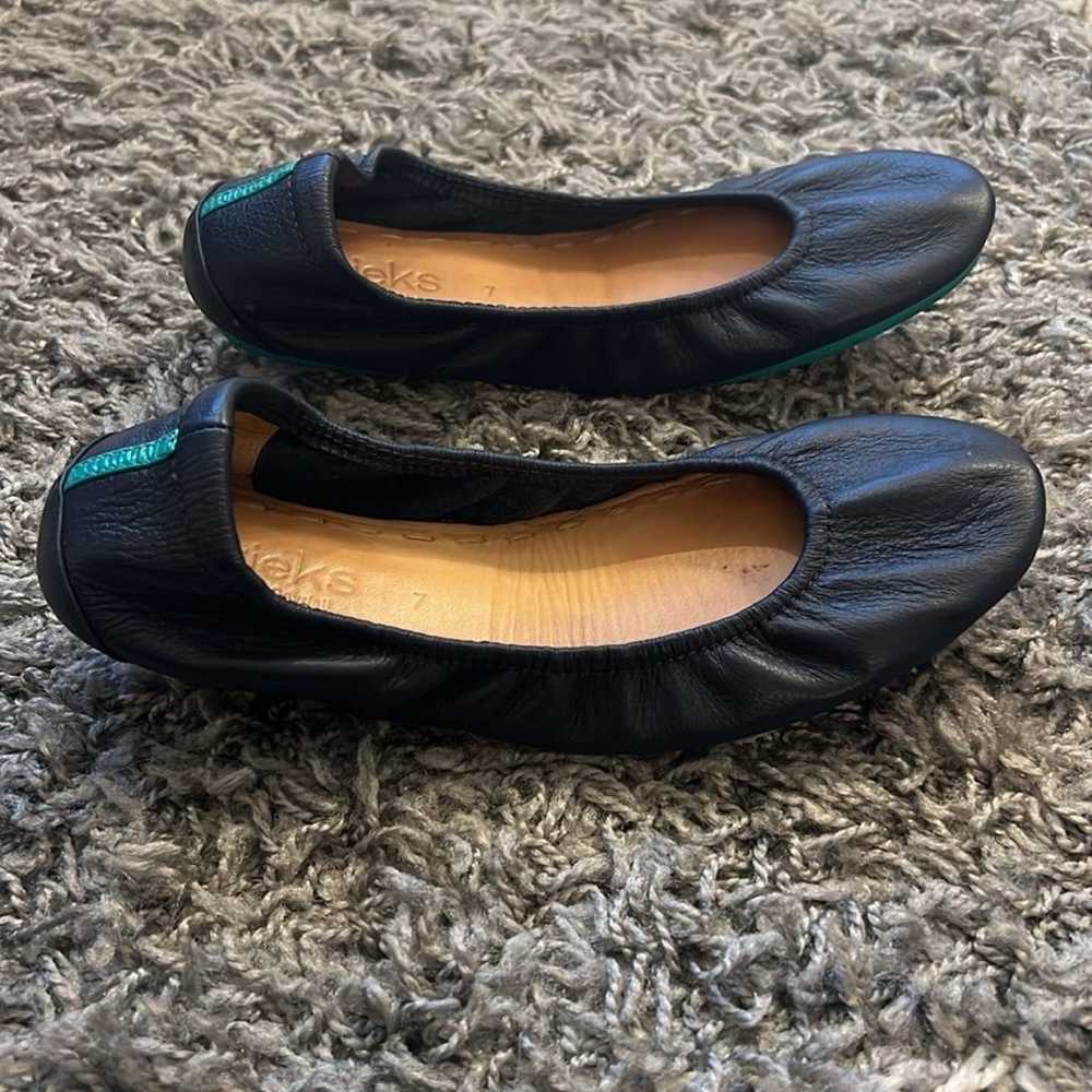 Tieks California Navy Leather Ballet Flats Shoes - image 4