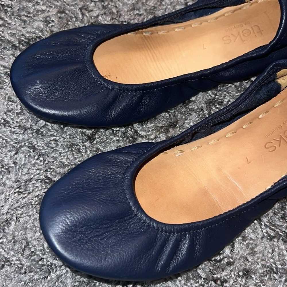Tieks California Navy Leather Ballet Flats Shoes - image 8