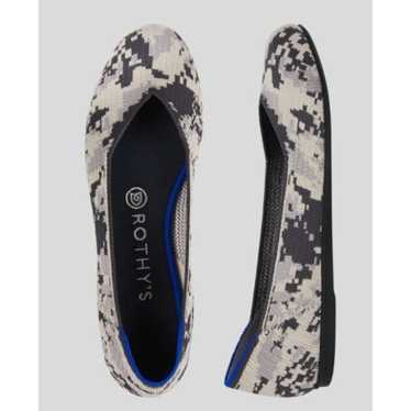 Rothy's RETIRED The Flat Grey Camo Comfort Shoes … - image 1