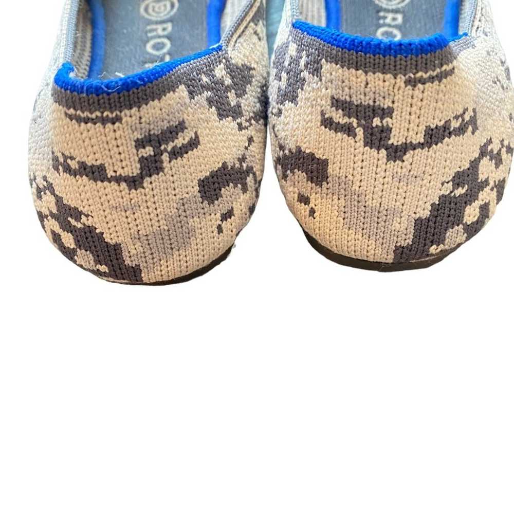 Rothy's RETIRED The Flat Grey Camo Comfort Shoes … - image 2