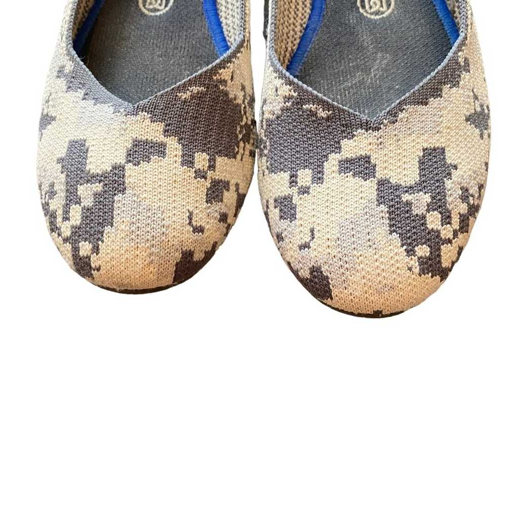 Rothy's RETIRED The Flat Grey Camo Comfort Shoes … - image 5