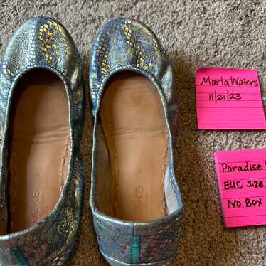 Paradise Blue Tieks Size 9 - image 1